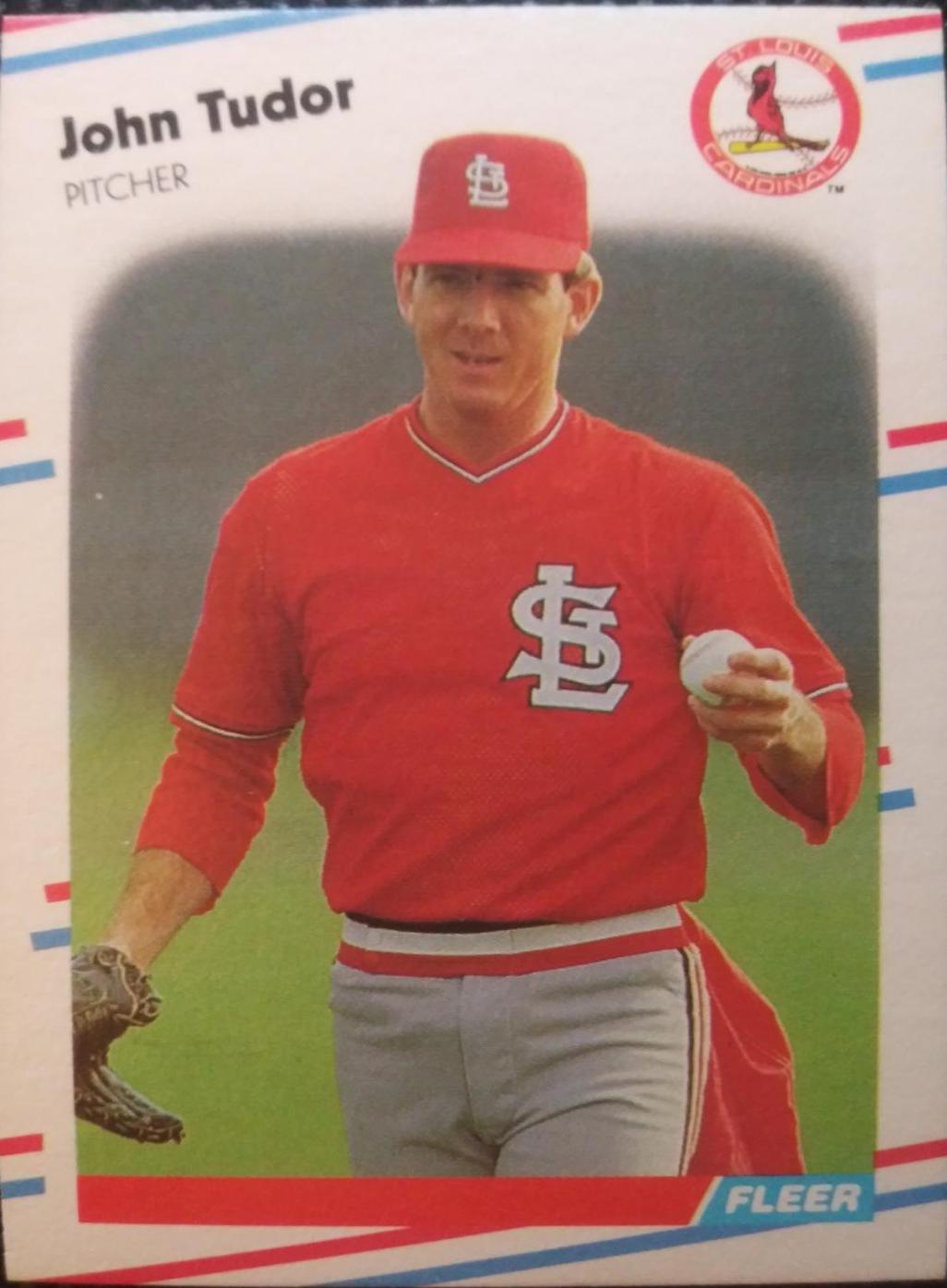 John Tudor #48 Baseball Cards 1988 Fleer