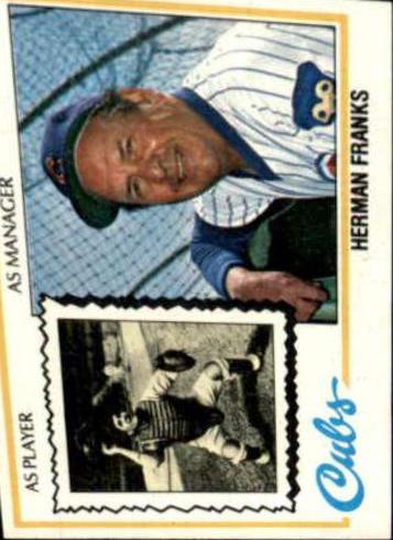 Herman Franks #234 1978 Topps Baseball