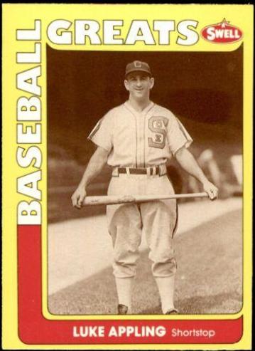 Luke Appling #3 Baseball Cards 1991 Swell Greats