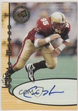 Chris Hovan Football Cards 2000 Press Pass Autograph