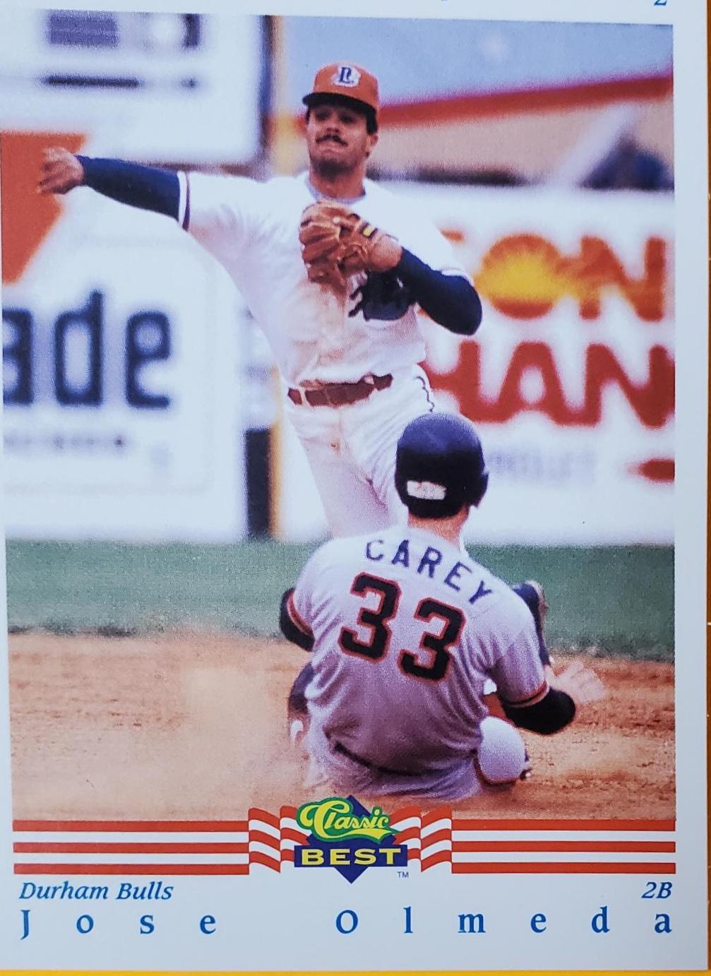 Jose Olmeda #95 Baseball Cards 1992 Classic Game