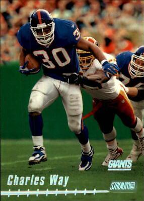 Charles Way #7 Football Cards 1999 Stadium Club