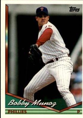 Bobby Munoz #102T Baseball Cards 1994 Topps Traded