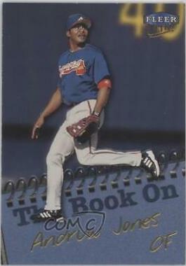 Andruw Jones #9BO Baseball Cards 1999 Ultra the Book on