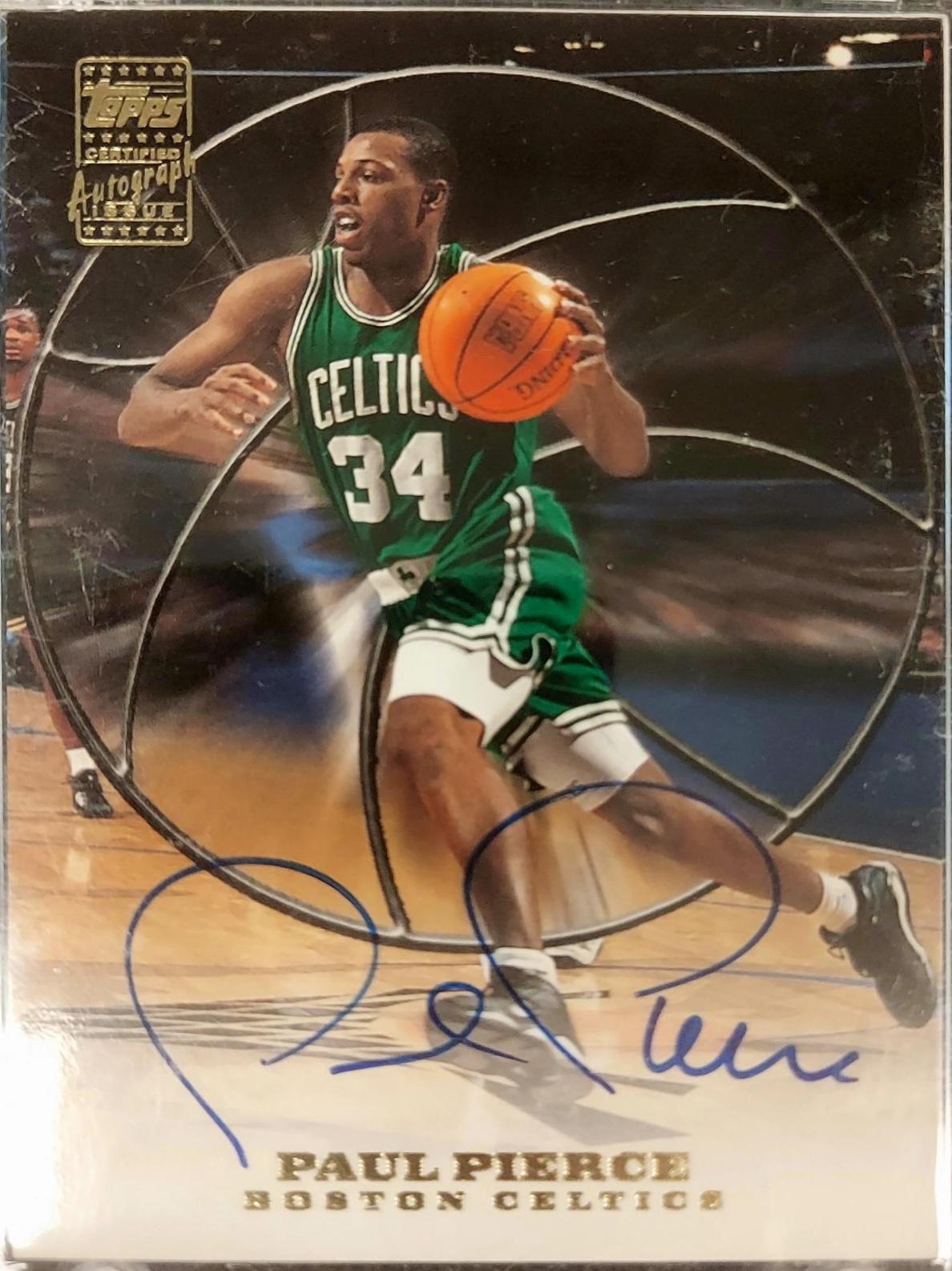 Paul Pierce #PP Basketball Cards 1999 Topps Certified Autograph