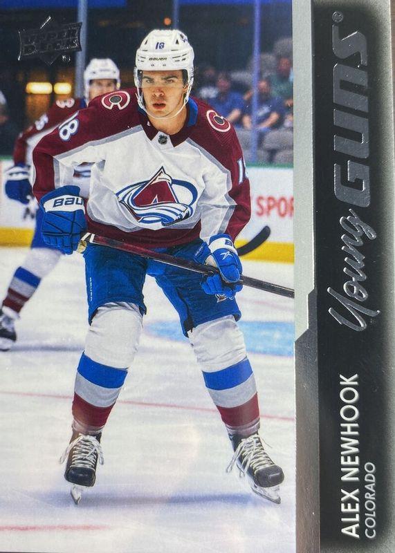 Alex Newhook #461 Hockey Cards 2021 Upper Deck