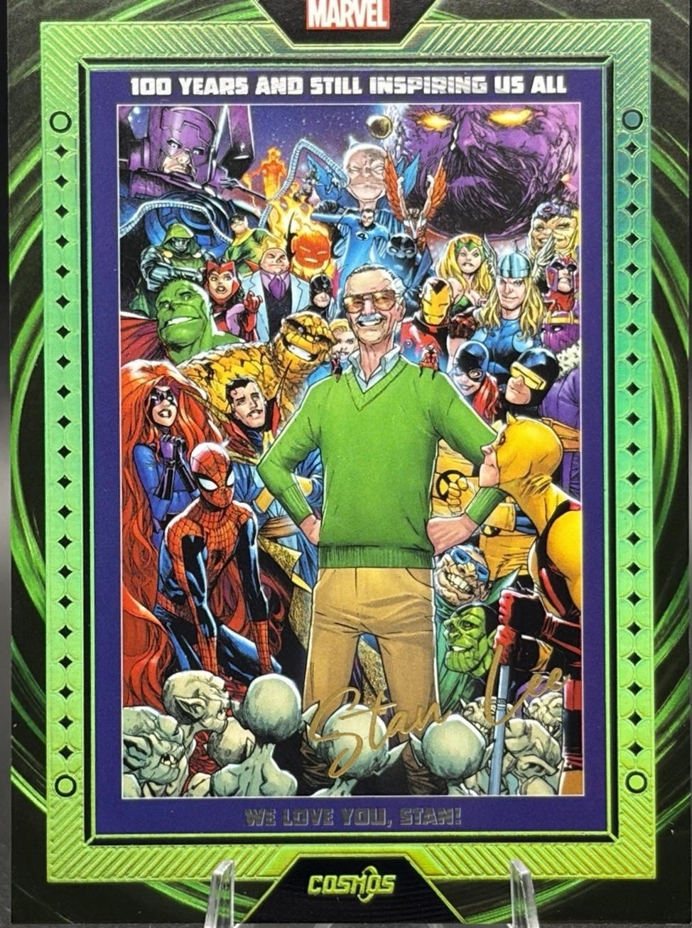 Stan Lee [Green] #CM-SLGR-01 Prices | Marvel 2025 Kakawow Cosmos