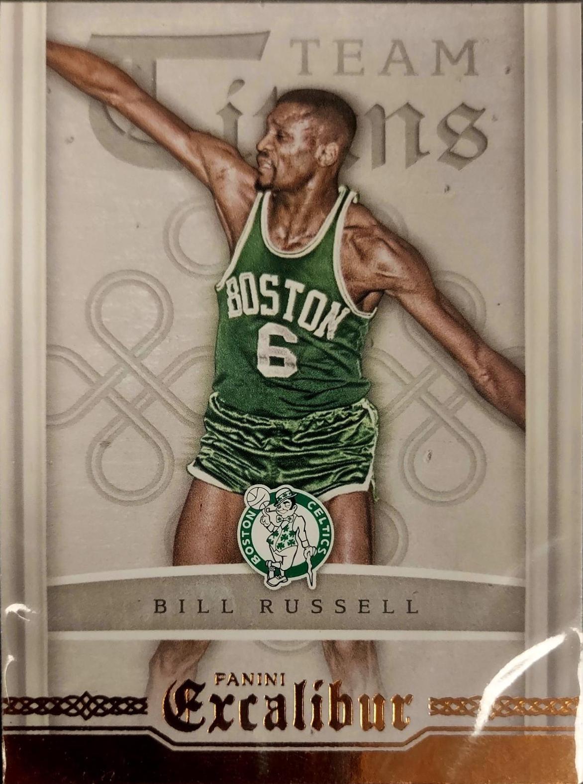 Bill Russell #24 Basketball Cards 2015 Panini Excalibur Team Titans