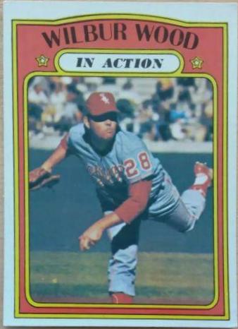 1972 Wilbur Wood [In Action] #554