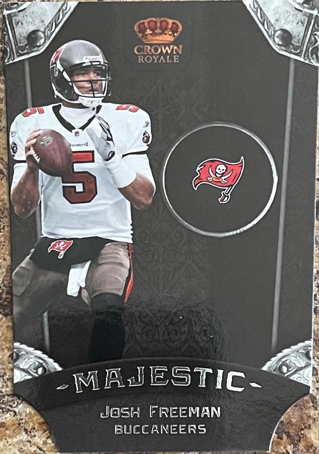 Josh Freeman #3 Football Cards 2011 Panini Crown Royale Majestic