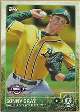 Sonny Gray #94 Baseball Cards 2015 Topps Opening Day