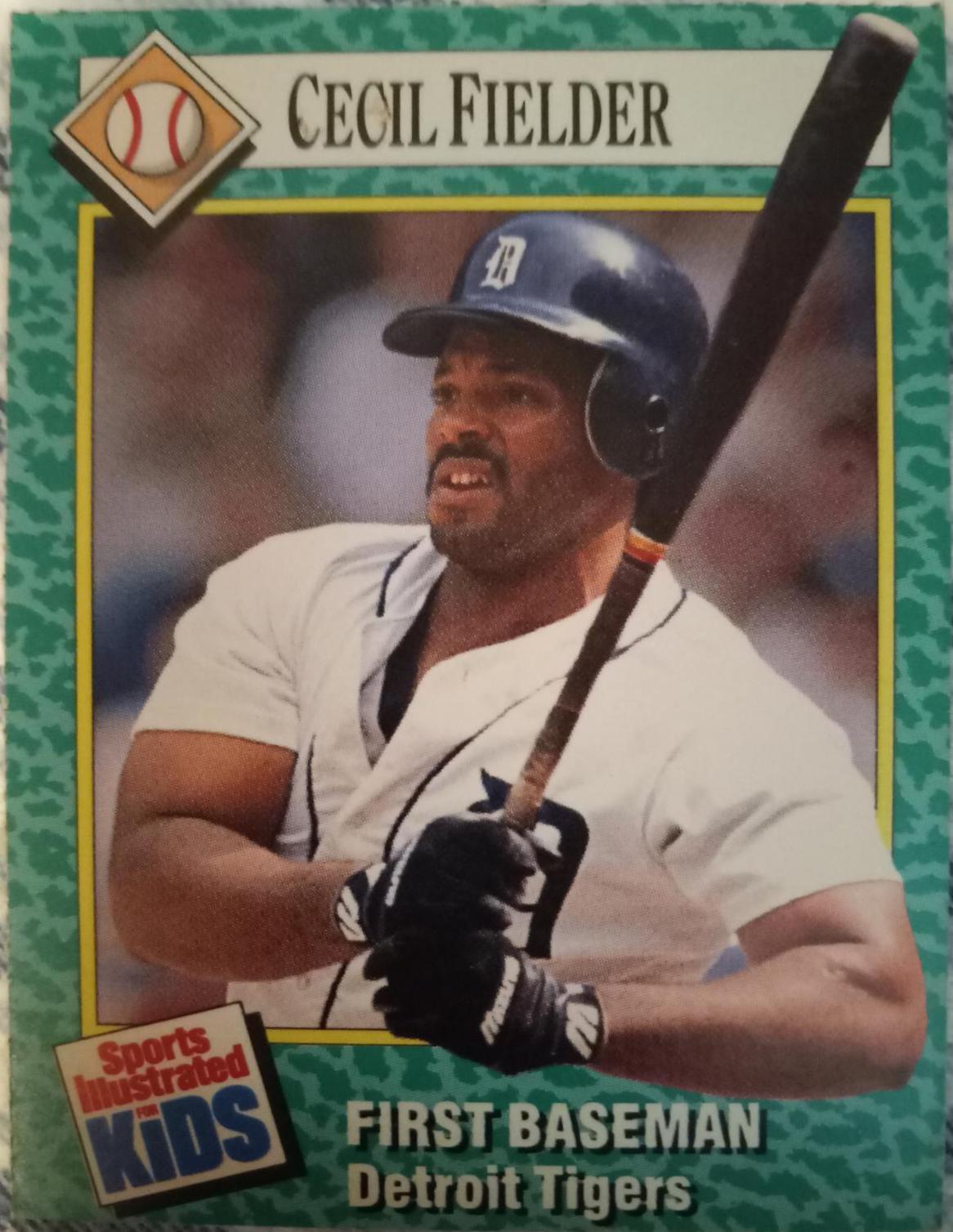 Cecil Fielder #205 Baseball Cards 1997 Sports Illustrated For Kids