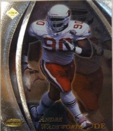 Andre Wadsworth #6 Football Cards 1998 Collector's Edge Masters