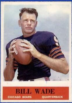 Bill Wade #26 Football Cards 1964 Philadelphia