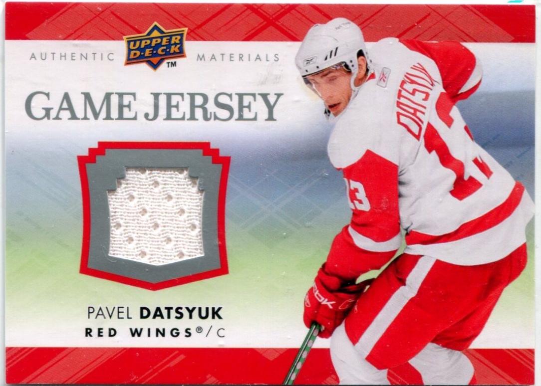 Pavel Datsyuk #GJ2-PD 2007 Upper Deck Game Jersey Hockey