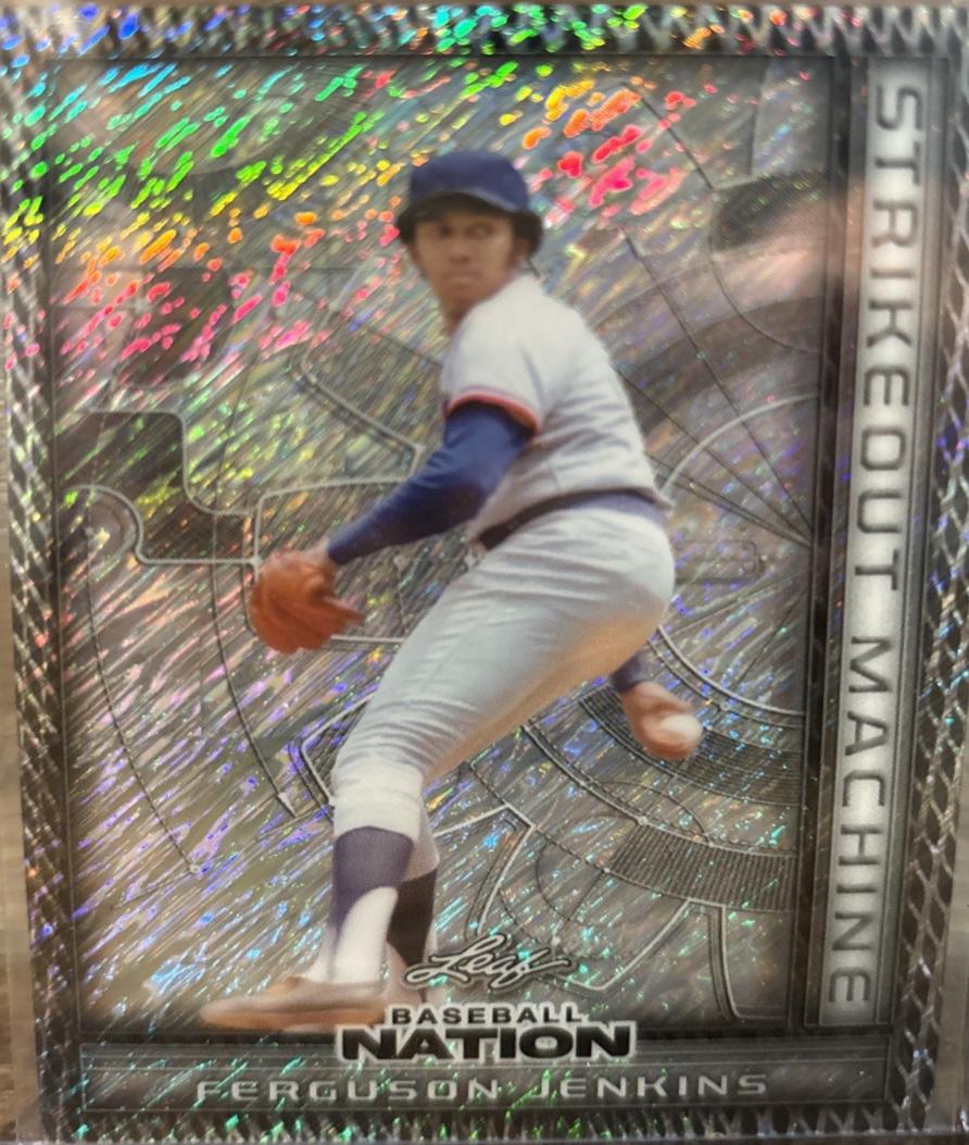 Ferguson Jenkins #SMB-16 2025 Leaf Baseball Nation Strikeout Machine