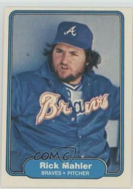 Rick Mahler #440 Baseball Cards 1982 Fleer