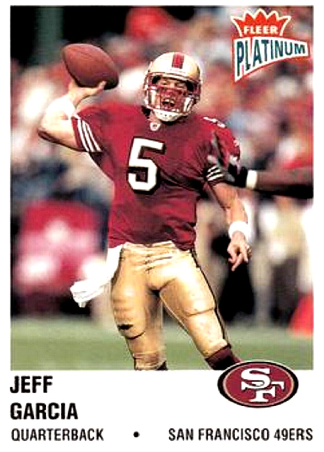 Jeff Garcia #6 Football Cards 2003 Fleer Platinum