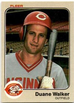 Duane Walker #606 Baseball Cards 1983 Fleer
