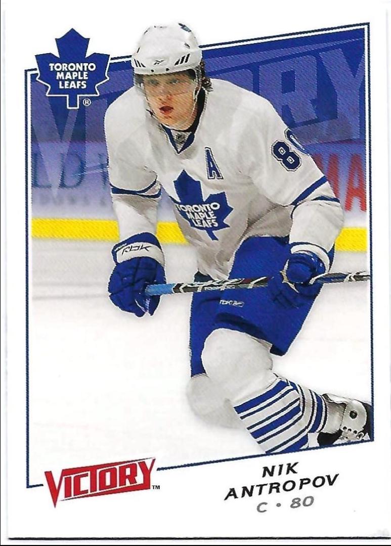 Nik Antropov #19 Hockey Cards 2008 Upper Deck Victory