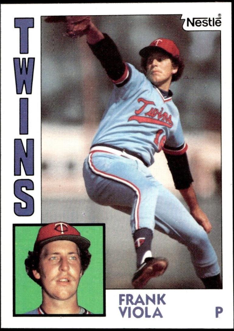 Frank Viola #28 Baseball Cards 1984 Topps Nestle