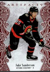 Jake Sanderson [Ruby] #3 Hockey Cards 2025 Upper Deck Artifacts Prices