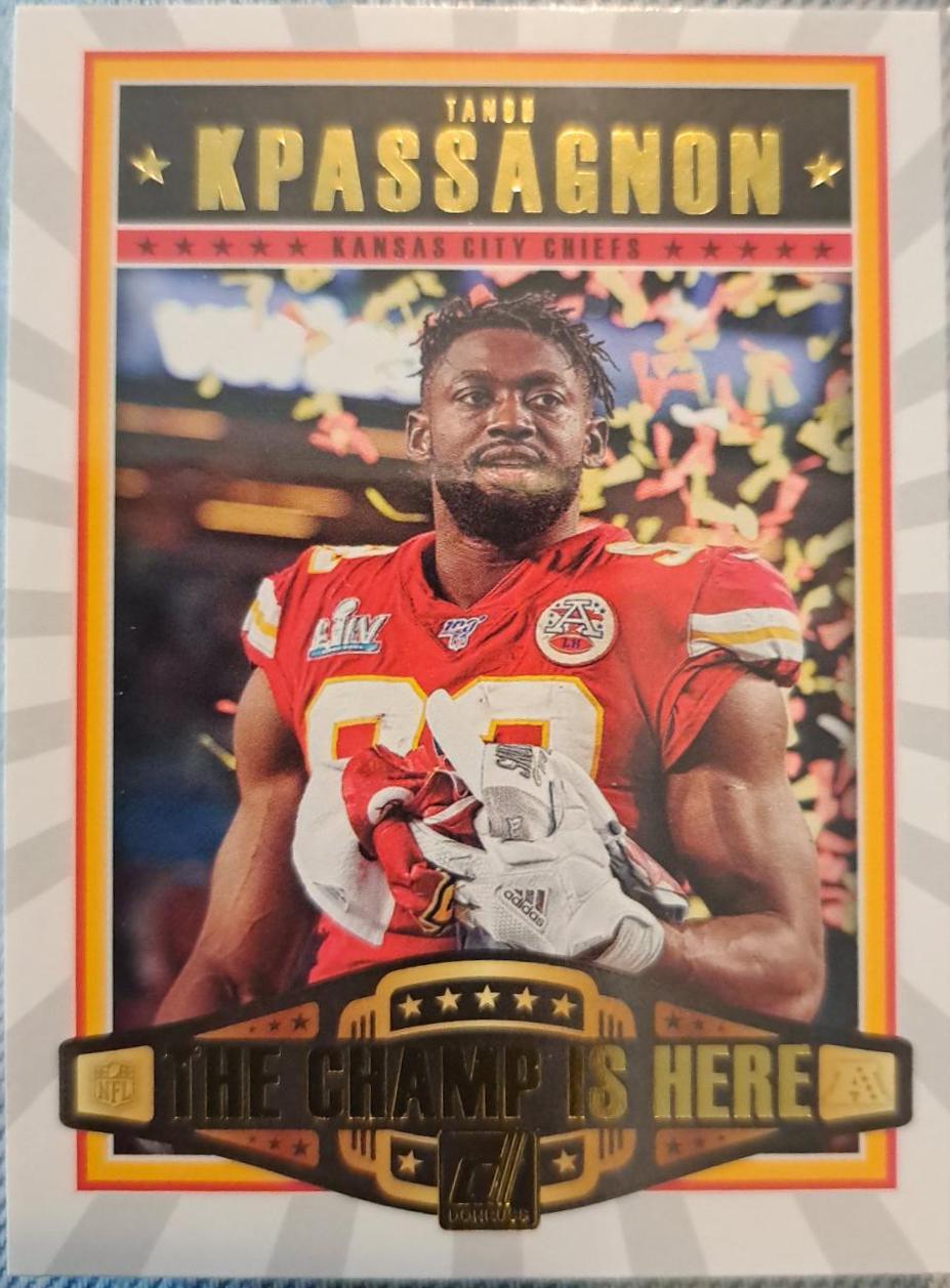 Tanoh Kpassagnon #CH-TK Football Cards 2020 Panini Donruss the Champ Is Here