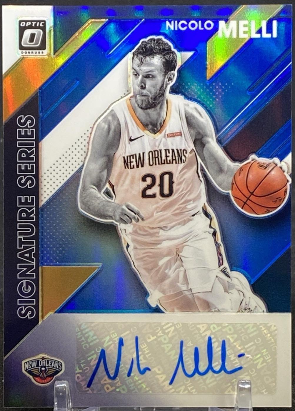 Nicolo Melli [Gold] #NML Prices | 2019 Panini Donruss Optic Signature ...