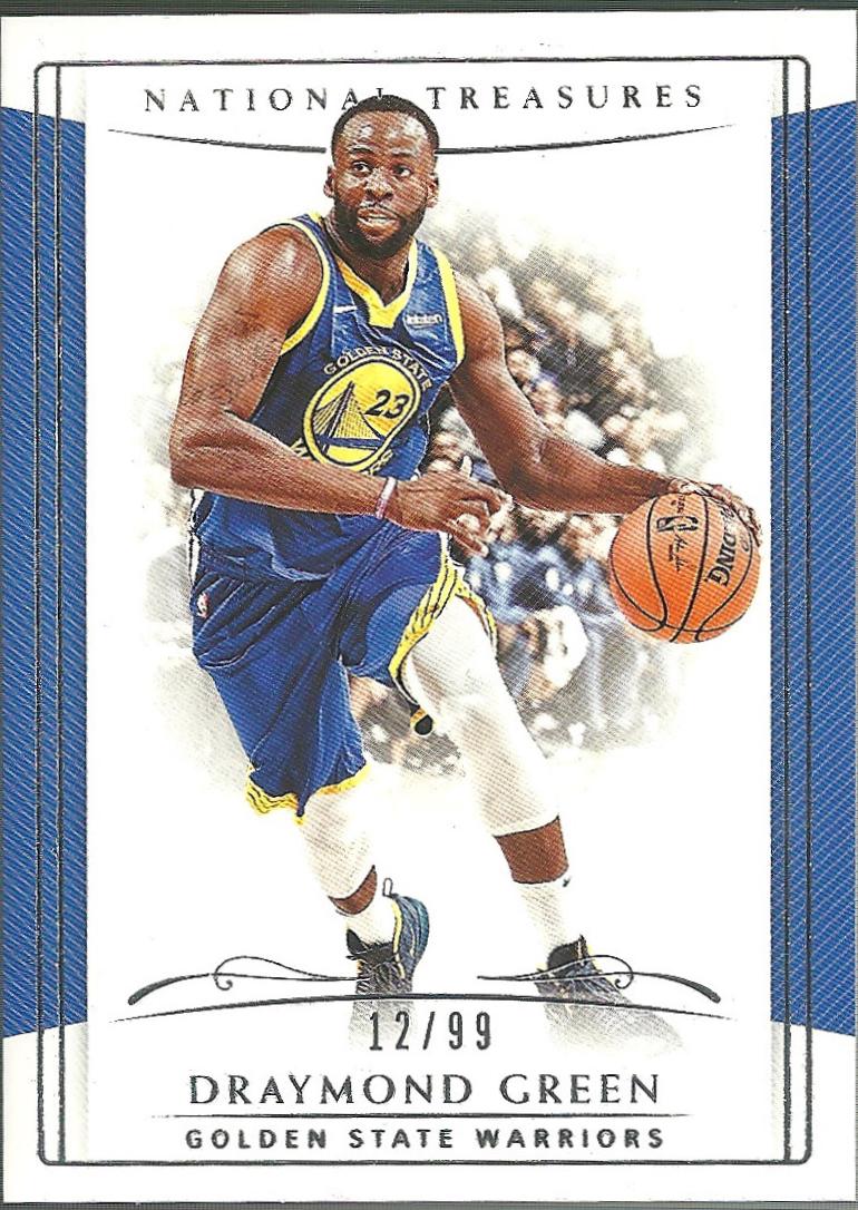 Draymond Green #87 Basketball Cards 2018 Panini National Treasures