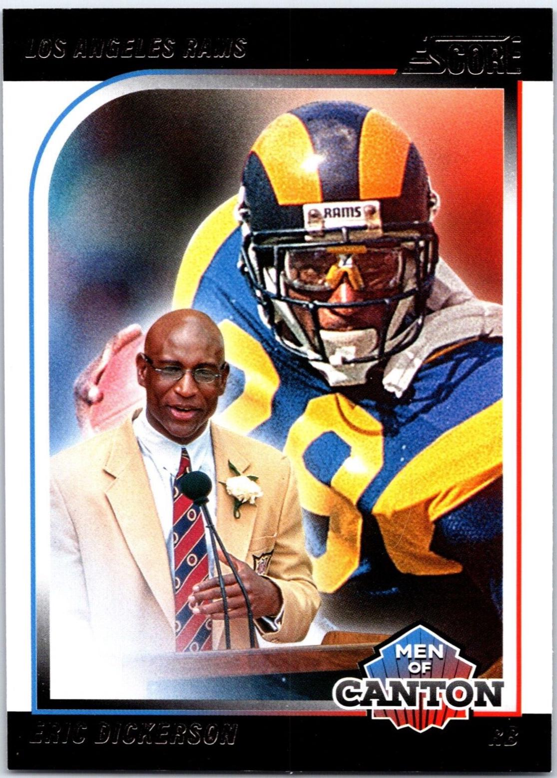 Eric Dickerson #6 Football Cards 2024 Panini Score Men of Canton