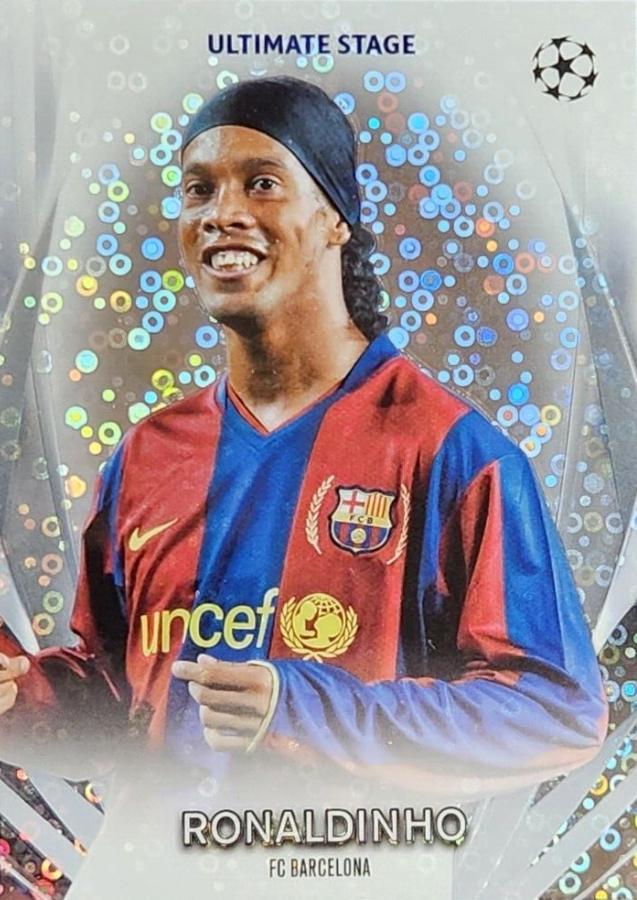 Ronaldinho #USC-13 Soccer Cards 2023 Topps UEFA Club Ultimate Stage