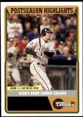 Geoff Blum #UH133 2005 Topps Updates & Highlights Baseball