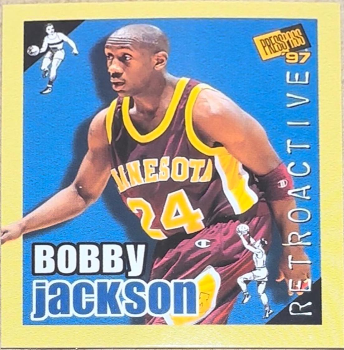Bobby Jackson #23 Basketball Cards 1997 Press Pass Double Threat Retroactive