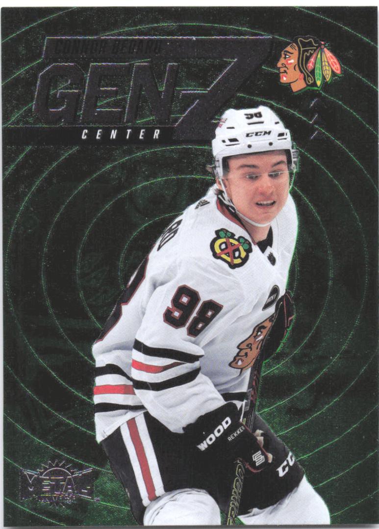 Connor Bedard #GZ-20 Hockey Cards 2024 SkyBox Metal Universe Gen Z