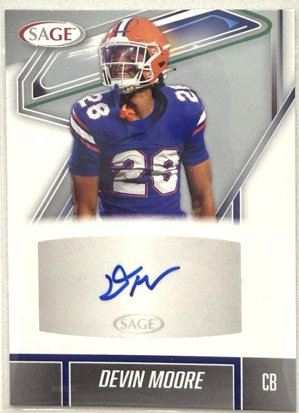 Devin Moore #A-DM 2026 SAGE Football Autographs
