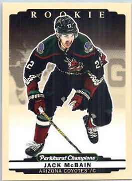 Jack McBain #295 Hockey Cards 2022 Parkhurst Champions