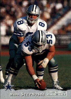 Mark Stepnoski #41 Football Cards 1993 Pro Set