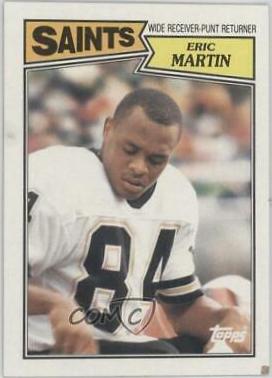 Eric Martin #276 Football Cards 1987 Topps