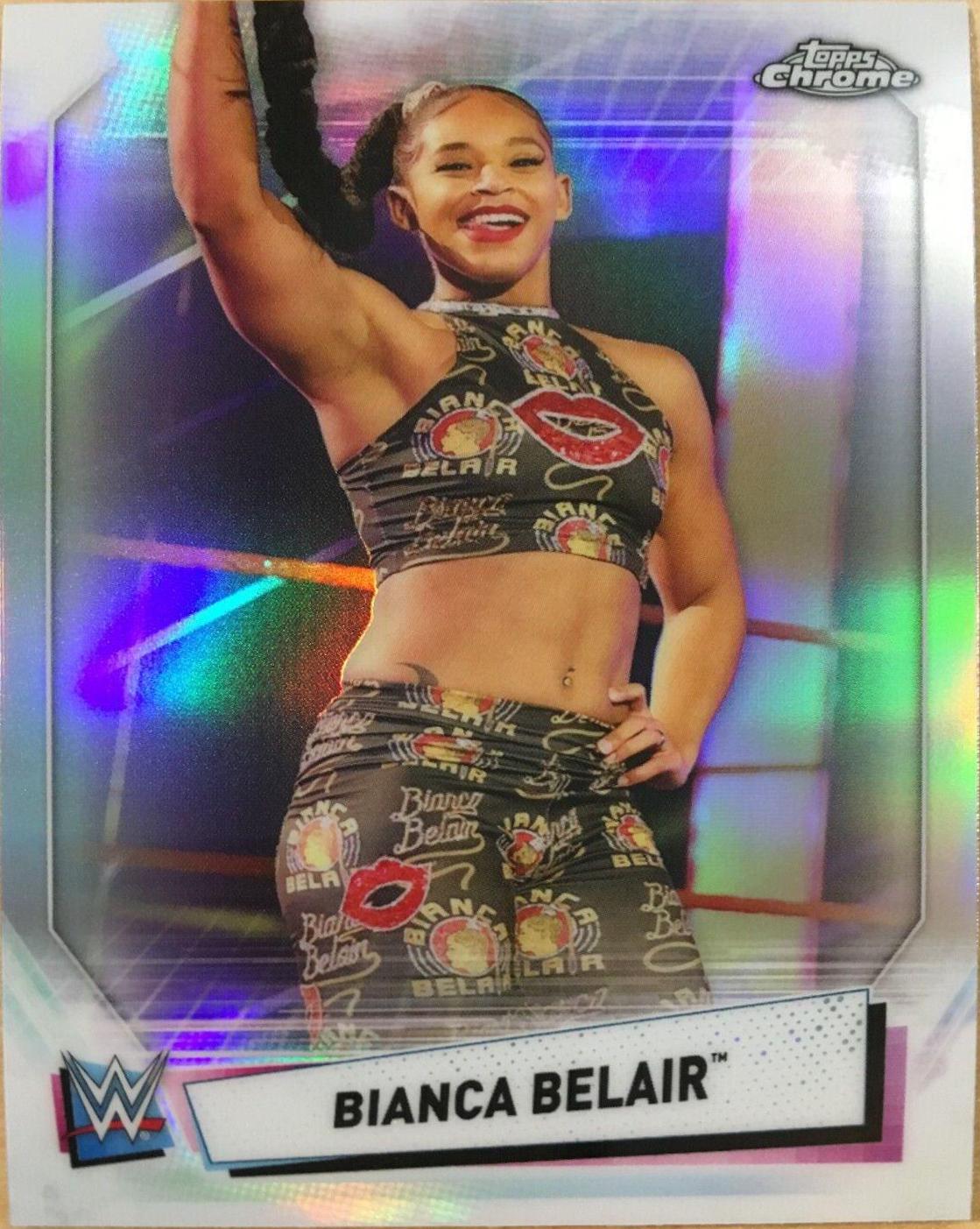 Bianca Belair #IV-18 Wrestling Cards 2021 Topps Chrome WWE Image Variations