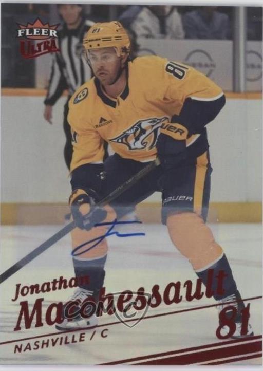 Jonathan Marchessault [Red Rainbow Foil Auto] #10
