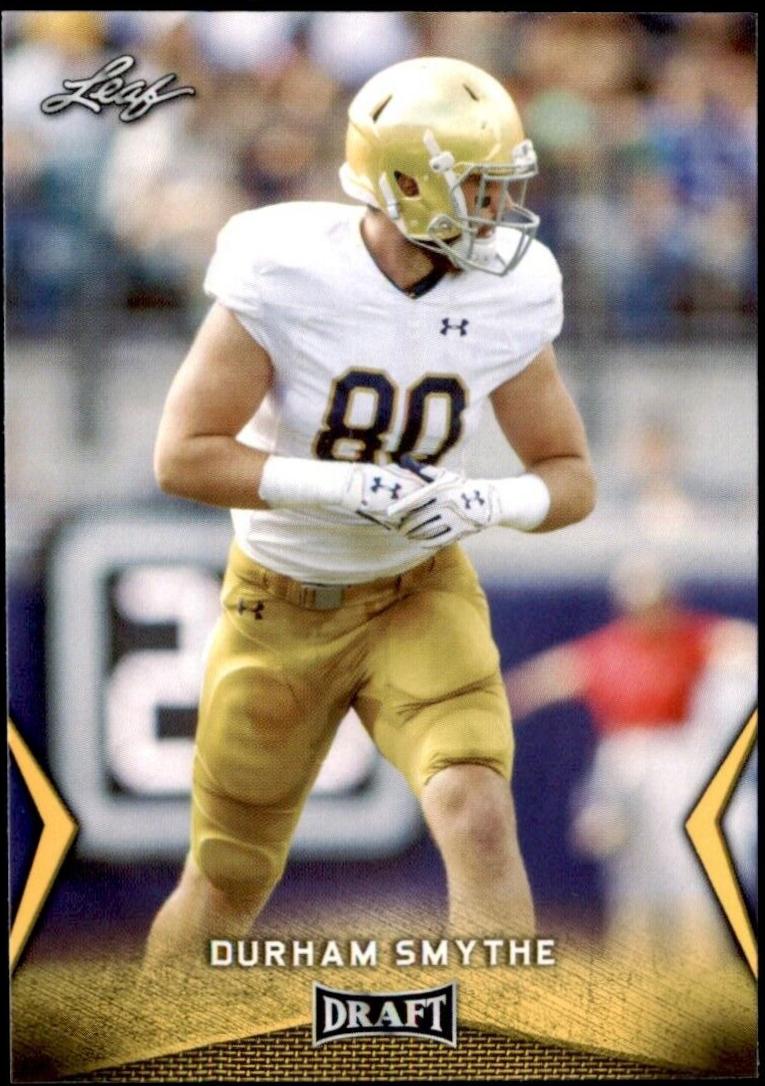 Durham Smythe #22 Football Cards 2018 Leaf Draft