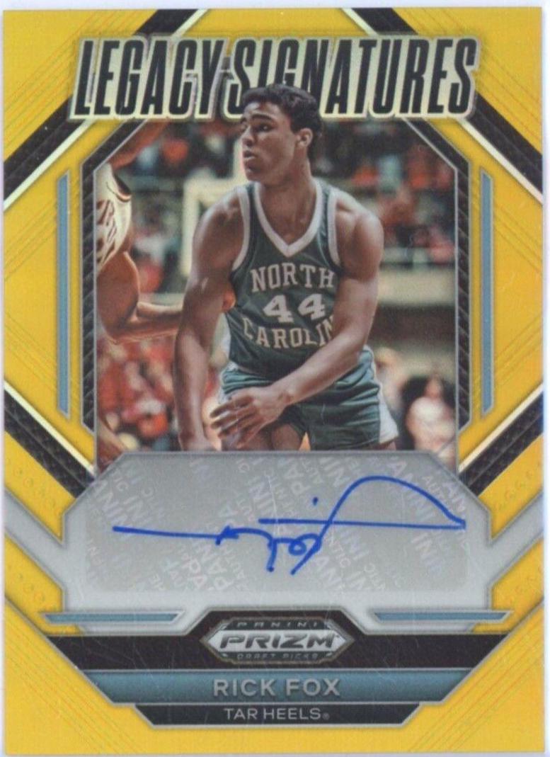 Rick Fox #LS-R 2023 Panini Prizm Draft Picks Legacy Signatures Basketball