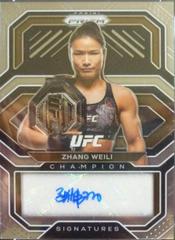 Zhang Weili [Gold] #CS-ZWL Ufc Cards 2021 Panini Prizm UFC Champion Signatures Prices