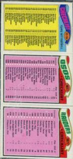 Checklist, Bears, Raiders