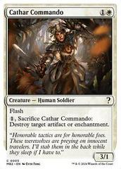 Cathar Commando #5 Magic Mystery Booster 2 Prices