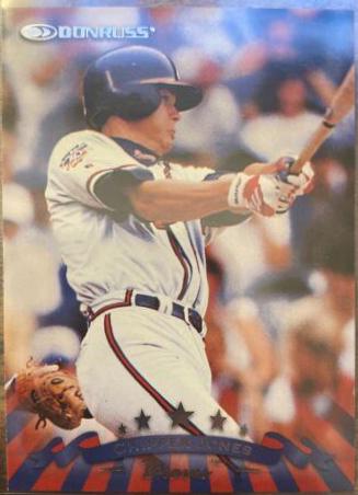 Chipper Jones #21 Baseball Cards 1998 Donruss