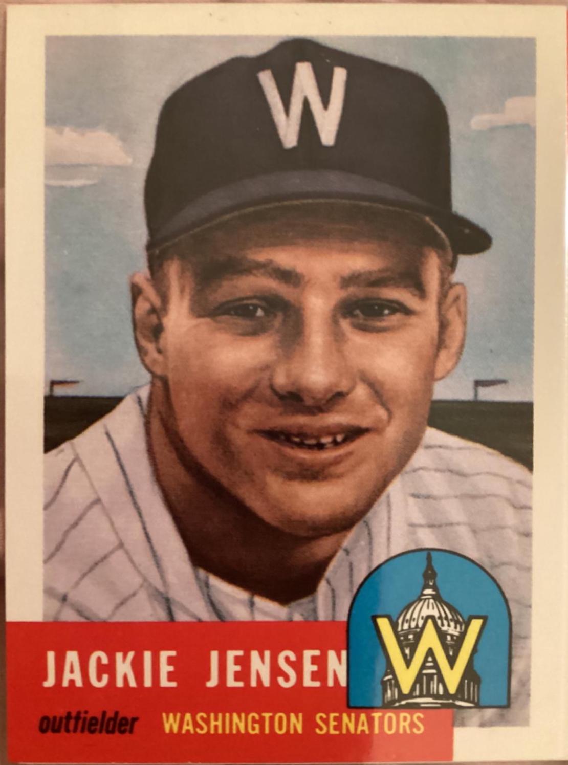 Jackie Jensen #265 Baseball Cards 1991 Topps Archives 1953