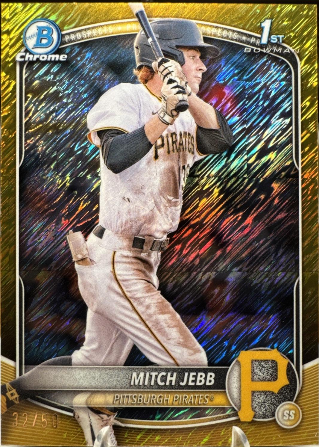 Mitch Jebb [Gold Shimmer] #BCP-41 Prices | 2025 Bowman Chrome Prospects ...