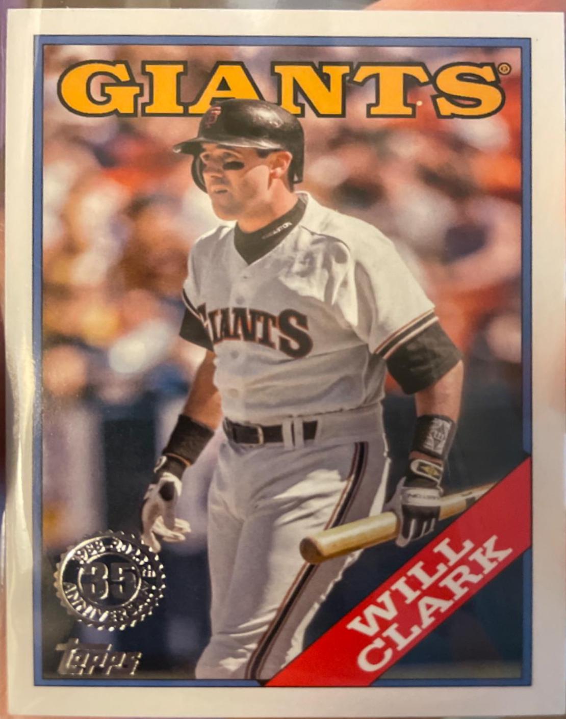 Will Clark #T88-28 Baseball Cards 2023 Topps Silver Pack 1988 35th Anniversary