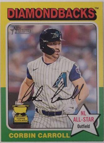 Corbin Carroll #372 Baseball Cards 2024 Topps Heritage Mini